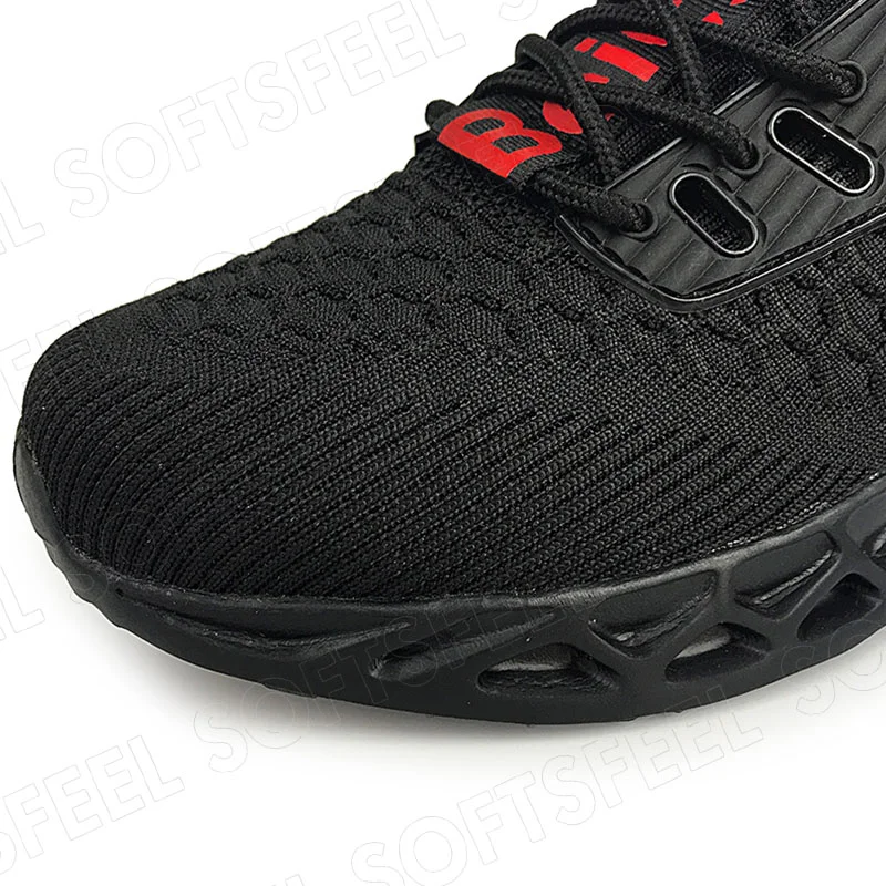 Softsfeel Women's Pain Free Perfect Walking Shoes - Black Red