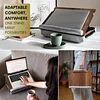 Wood Laptop Tray - Lap Tray with Cushion, Laptop Table for Sofa, Lap Desk for Laptop