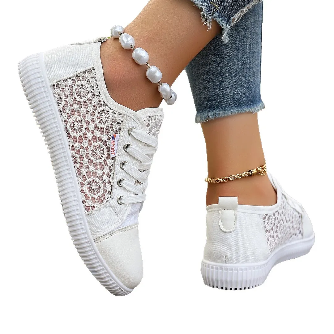 Breakj Breakj Leather Hollow Women's Shoes 2025 Summer New Breathable Thick Base Anti-Slip Light And Easy To Put On A Single Shoe