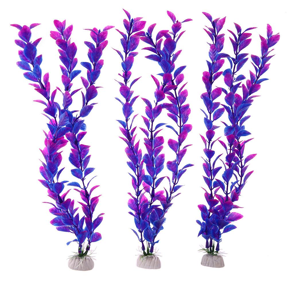 

3pcs Aquatic Plant Simulation Aquarium Fish Tank Decoration Ornament, 501 Original