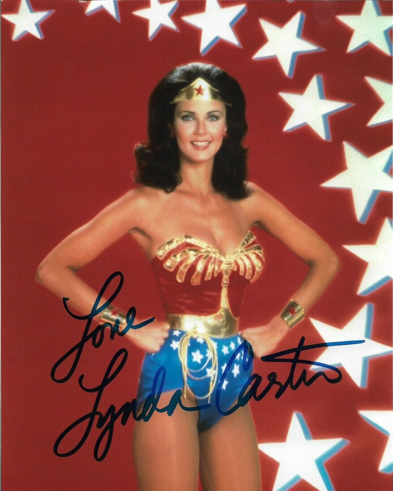 Lynda Carter Autographed Signed 8x10 Photo Poster painting ( Wonder Women ) REPRINT