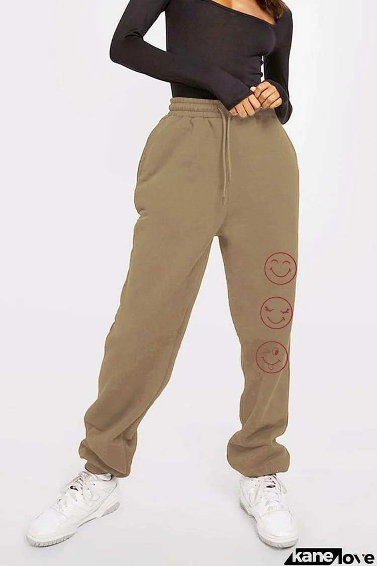 Simply Love Full Size Emoji Graphic Sweatpants