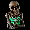 Skull Table Lamp Resin Crafts Halloween Ghost Festival Props