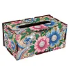 Wooden Diamond Painting Tissue Box for Home and Office Decoration (ZJH041)