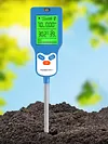 6 in 1 Soil Tester Fertility/Temp/Moisture/Sunlight/Humidity/PH Meter for Garden