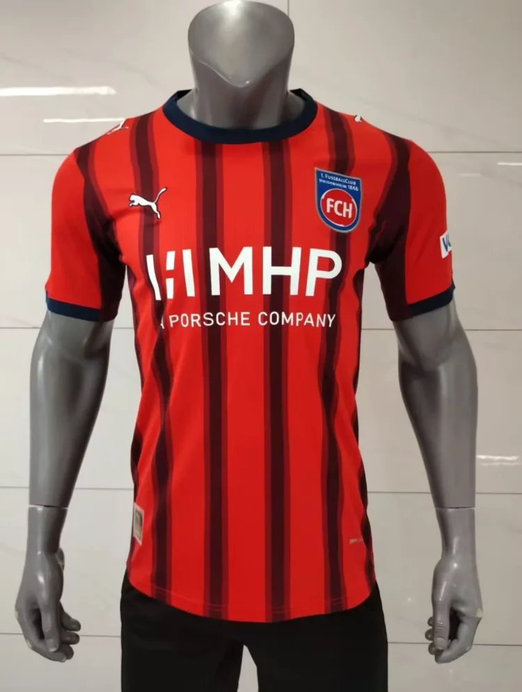 2025-26 New Season-Heidenheim Home Jersey-Fans Edition