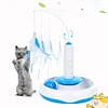 Nice Quality Pet Cat Electric Toy Automatic Interactive Funny Game Stick Feather Tumbler Toys 360 Degree Rotation Cat Supplies