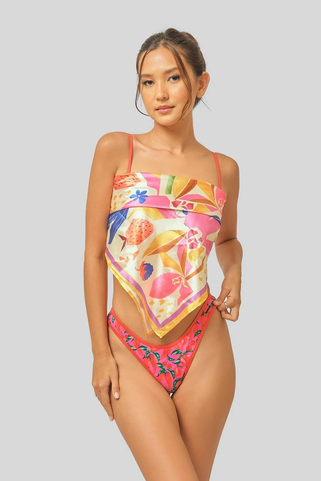 Stella Satin Scarf / Farmer's Market FINAL SALE