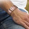Bracelet en cuivre magn&eacute;tique ultra r&eacute;sistant