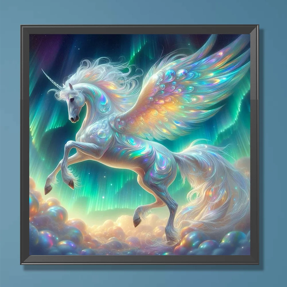 Diamond Painting - Full Round Drill - Dream Unicorn(Canvas|30*30cm)