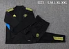 25/26 Manchester United Black long zipper  Training Jacket Set