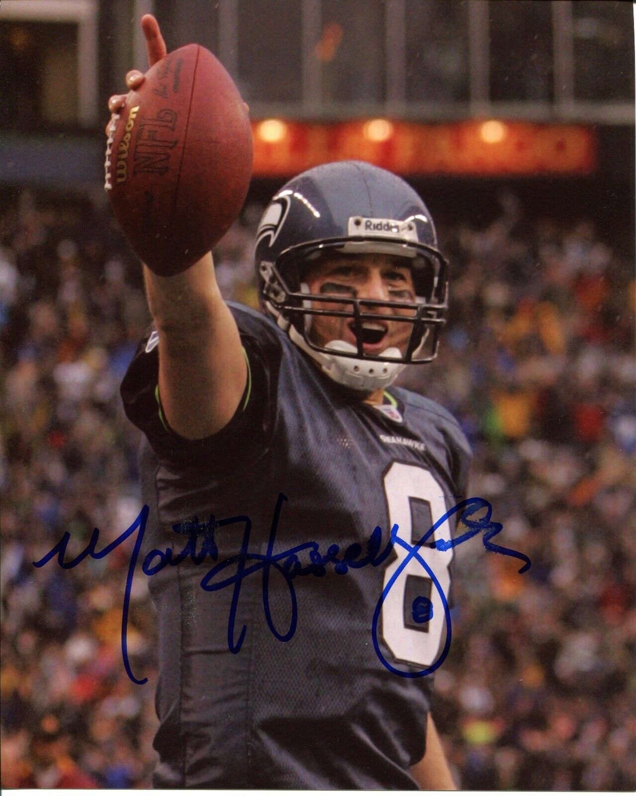 Matt Hasselbeck Seattle Seahawks Autographed Signed 8x10 Photo Poster painting CFS COA