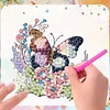 6Pcs Diamond Painting Butterfly Fridge Magnet for DIY Art Crafts