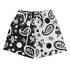 Unisex Mesh Paisley And Star Print Athletic Shorts by Inlyline