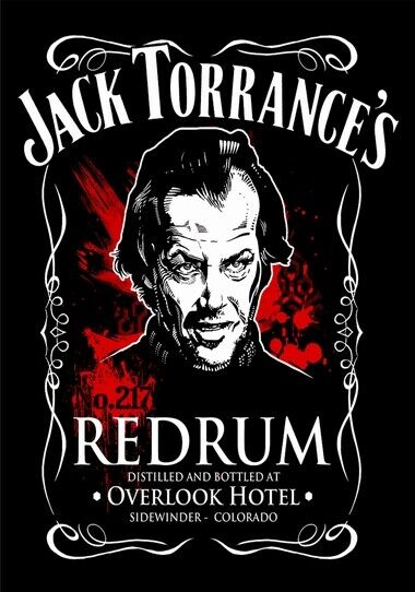 THE SHINING - JACK TORRANCES REDRUM - - Photo Poster painting QUALITY INSERT -  POST!