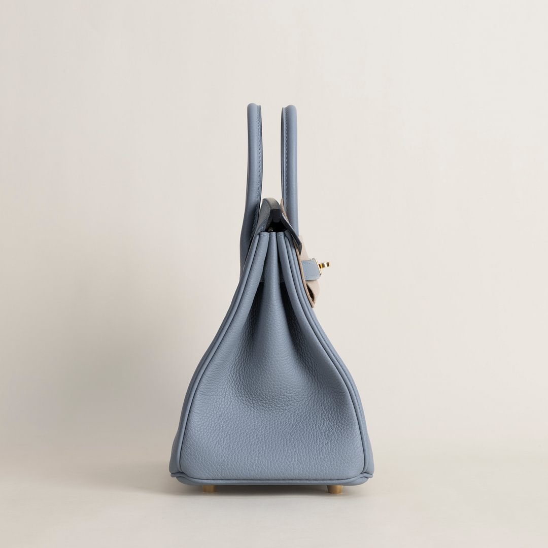 Birkin 25cm Togo J7 Blue Lin GHW