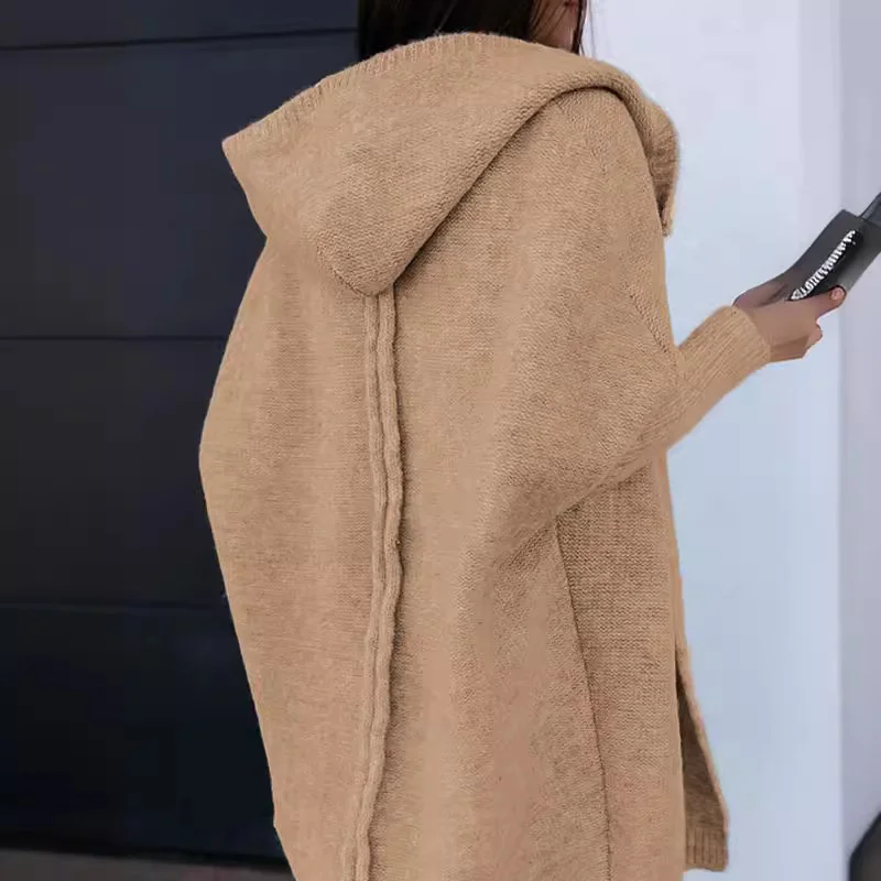 Athvotar Athvotar Cardigan Women's Sweater In Front Of The Knitted Coat Long-Sleeved Commute Wind