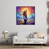 uk.everydayedeals (Limited Stock)Cross Stitch - 18ct Stamped - Femme fleurie (50*50cm)