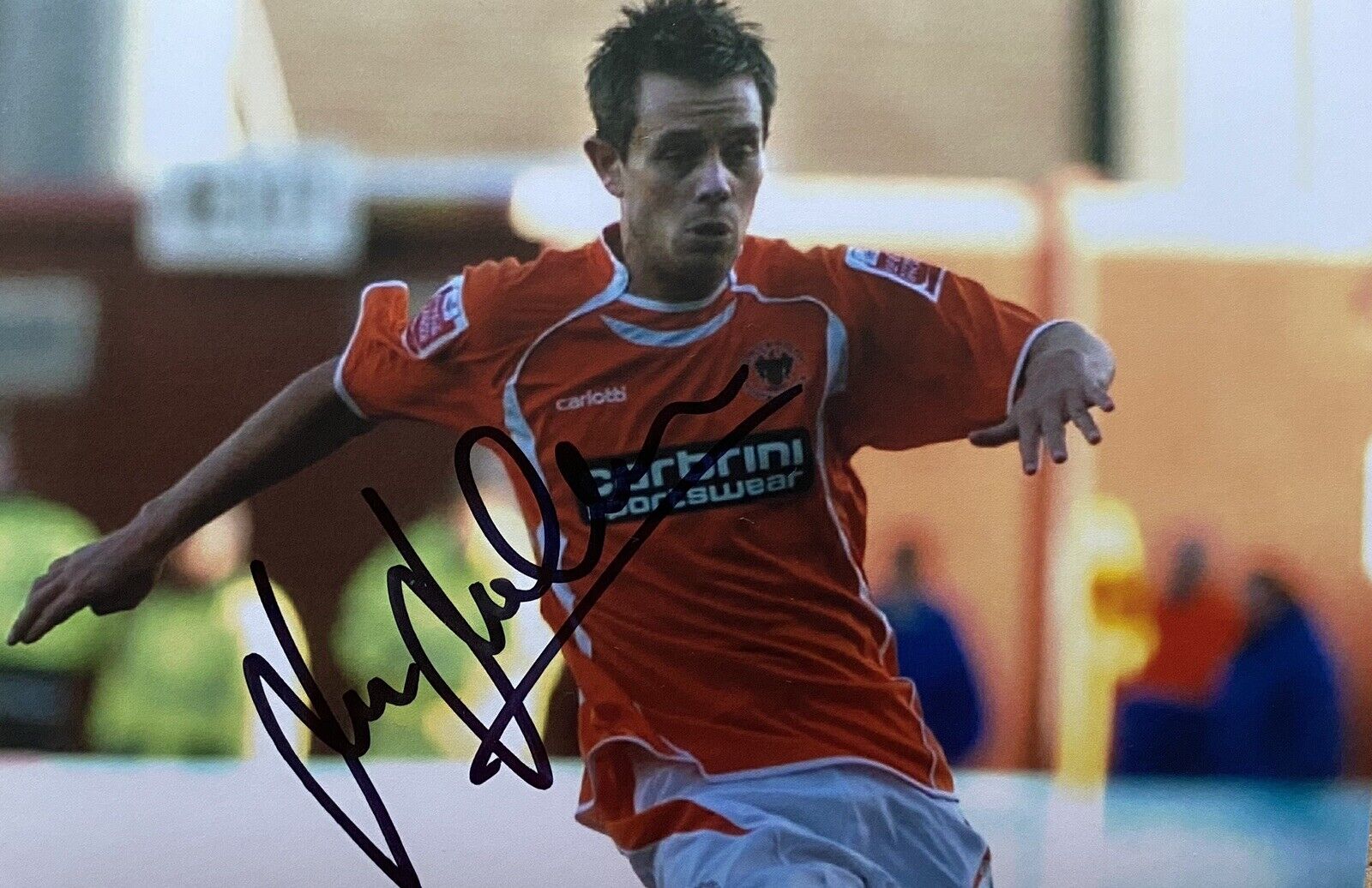 Lee Hendrie Genuine Hand Signed Blackpool 6X4 Photo Poster painting