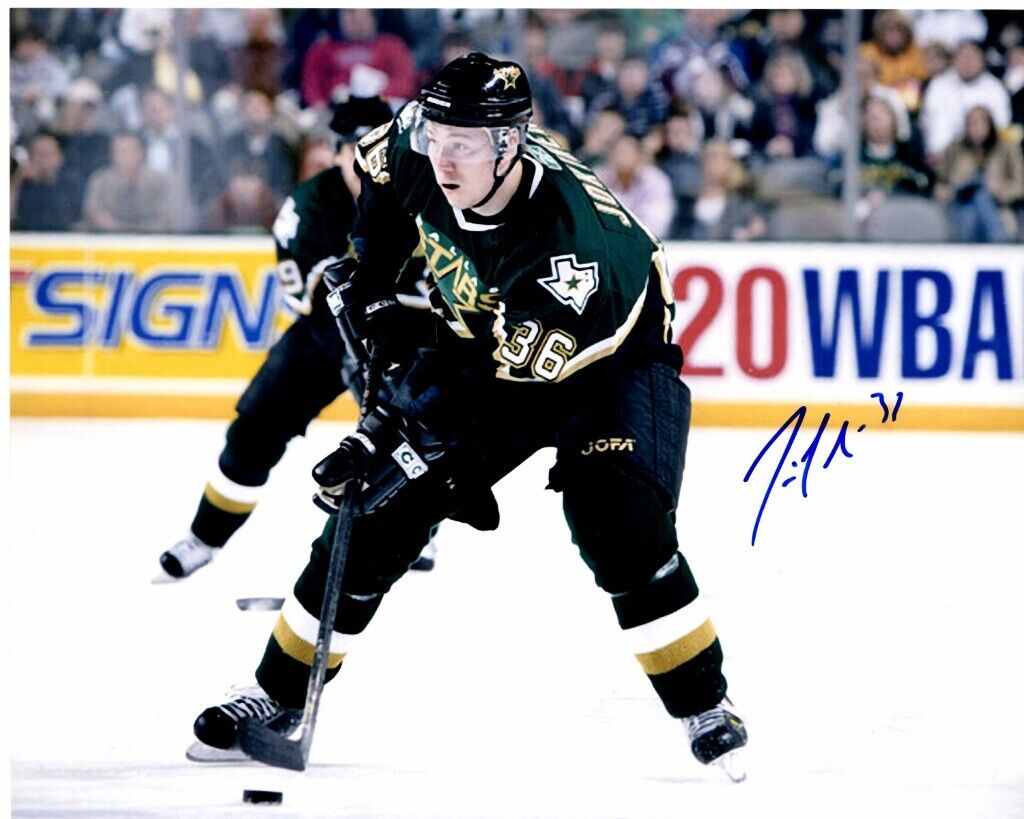 Jussi Jokinen Signed - Autographed Dallas Stars 8x10 inch Photo Poster painting with Certificate