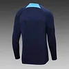 2022/2023 Barcelona Half-Pull Training Suit Dark Blue Jersey Set love fball