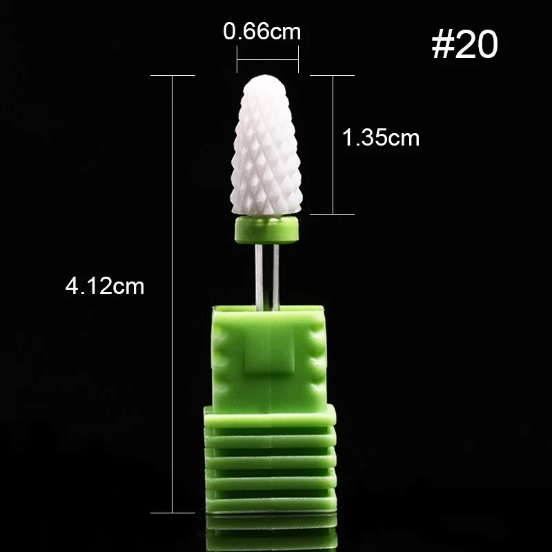 1Pc Ceramic Nail Drill Bits Nail Milling Cutter Bits Electric Drill Machine For Manicure Pedicure Equipment Accessory Tools-Nail Inspo
