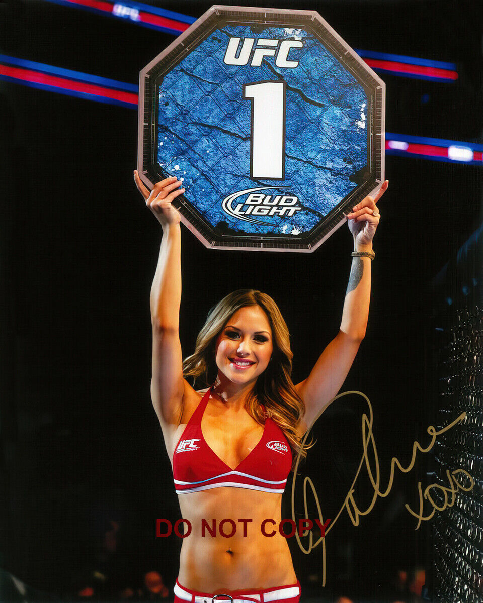 Brittney Palmer - Autographed Signed 8x10 Photo Poster painting (UFC Ring Girl) Reprint