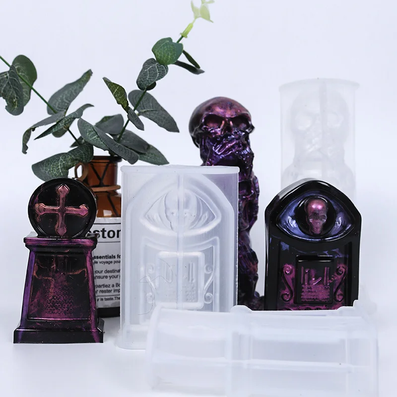 Skull Series Ornament Resin Molds