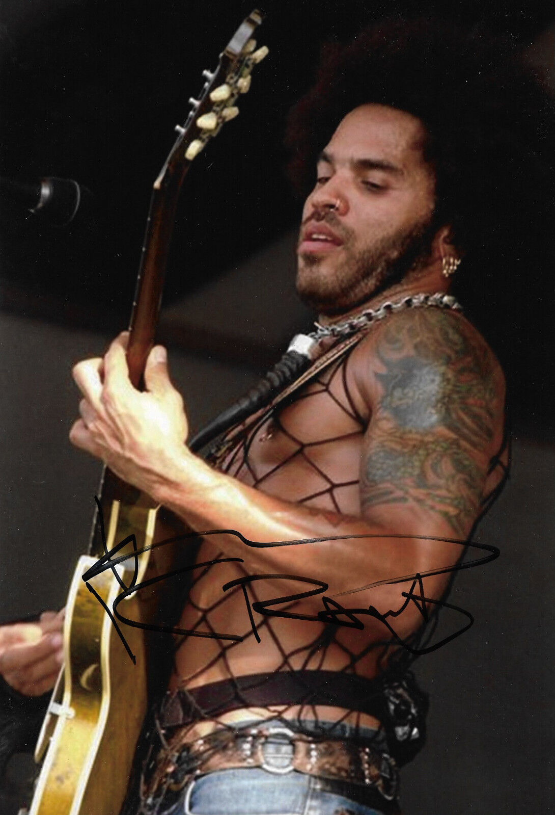 Lenny Kravitz signed 8x12 inch Photo Poster painting autograph ACOA