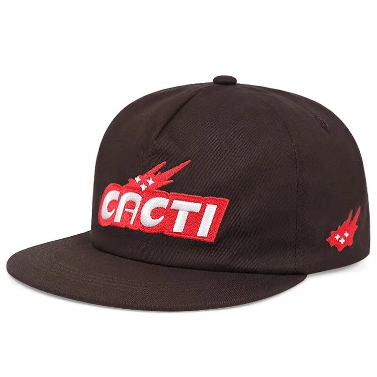 Cactus Jack Snapback Cap Cotton Embroidery Baseball Cap For Men Women Adjustable Hip Hop Dad Hat Bone Dropshipping