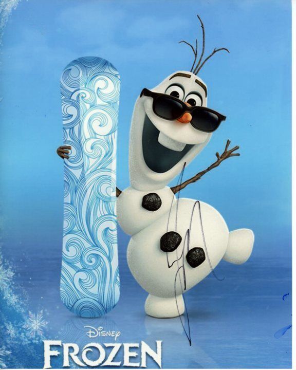 JOSH GAD signed autographed OLAF FROZEN DISNEY Photo Poster painting