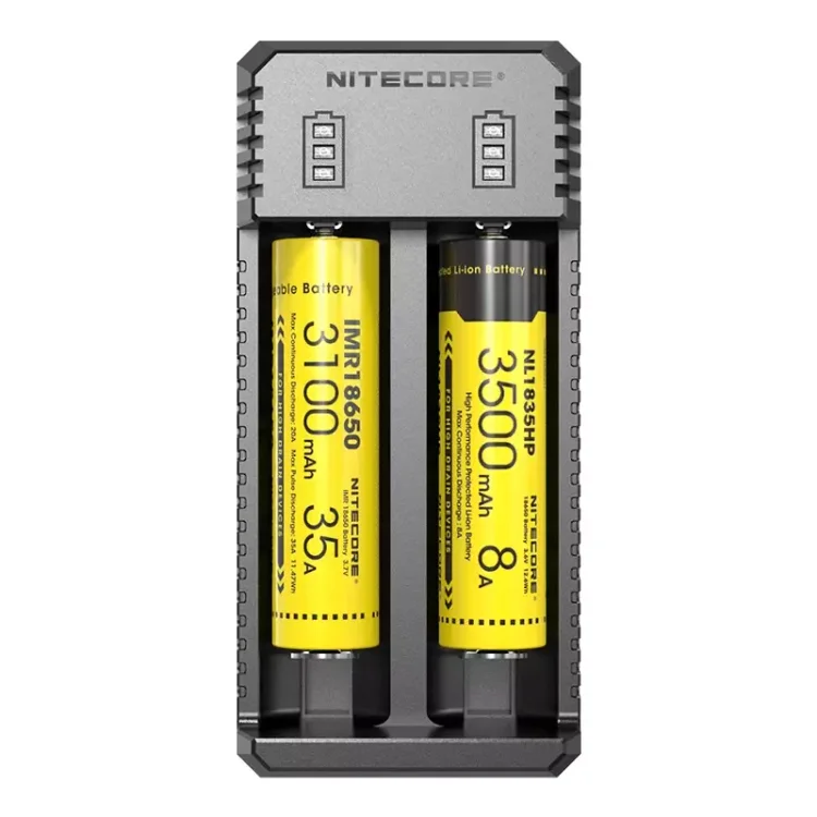 NITECORE UI2 Portable Dual-Slot Smart USB Lithium-ion Battery Charger