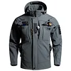 💥 2025 Hot Sale! Tactical Soft Shell Jacket Waterproof Outdoor Plus Velvet Autumn and Winter Workwear Cycling Labor Protection Warm Jacket