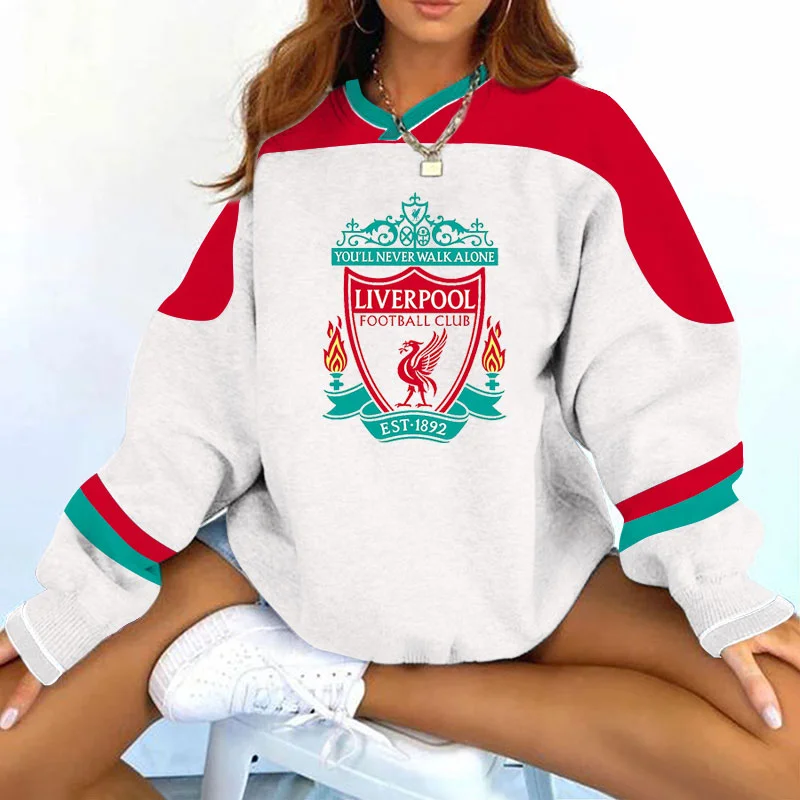 Women's Support Support Li Football Print Sweatshirt