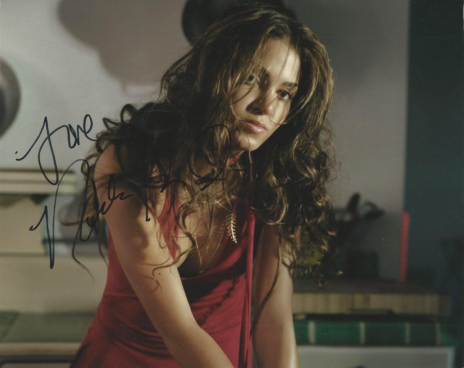 Nikki Reed REAL hand SIGNED 8x10 Photo Poster painting #3 Twilight Saga + COA Autographed