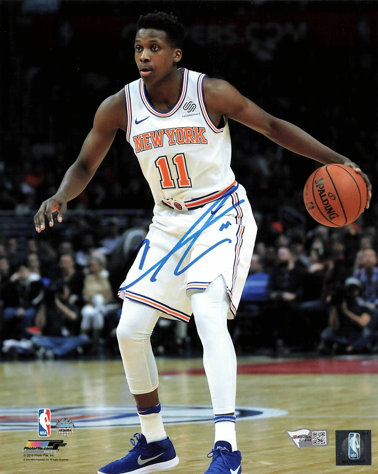 Frank Ntilikina signed 8x10 Photo Poster painting Fanatics New York Knicks Autographed