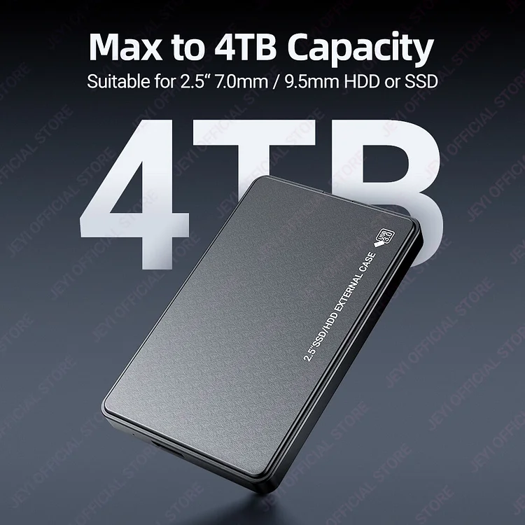 JEYI HDD Enclosure Colors External Hard Drive Case To SATA  5Gbps Hard Disk Enclosure for HDD