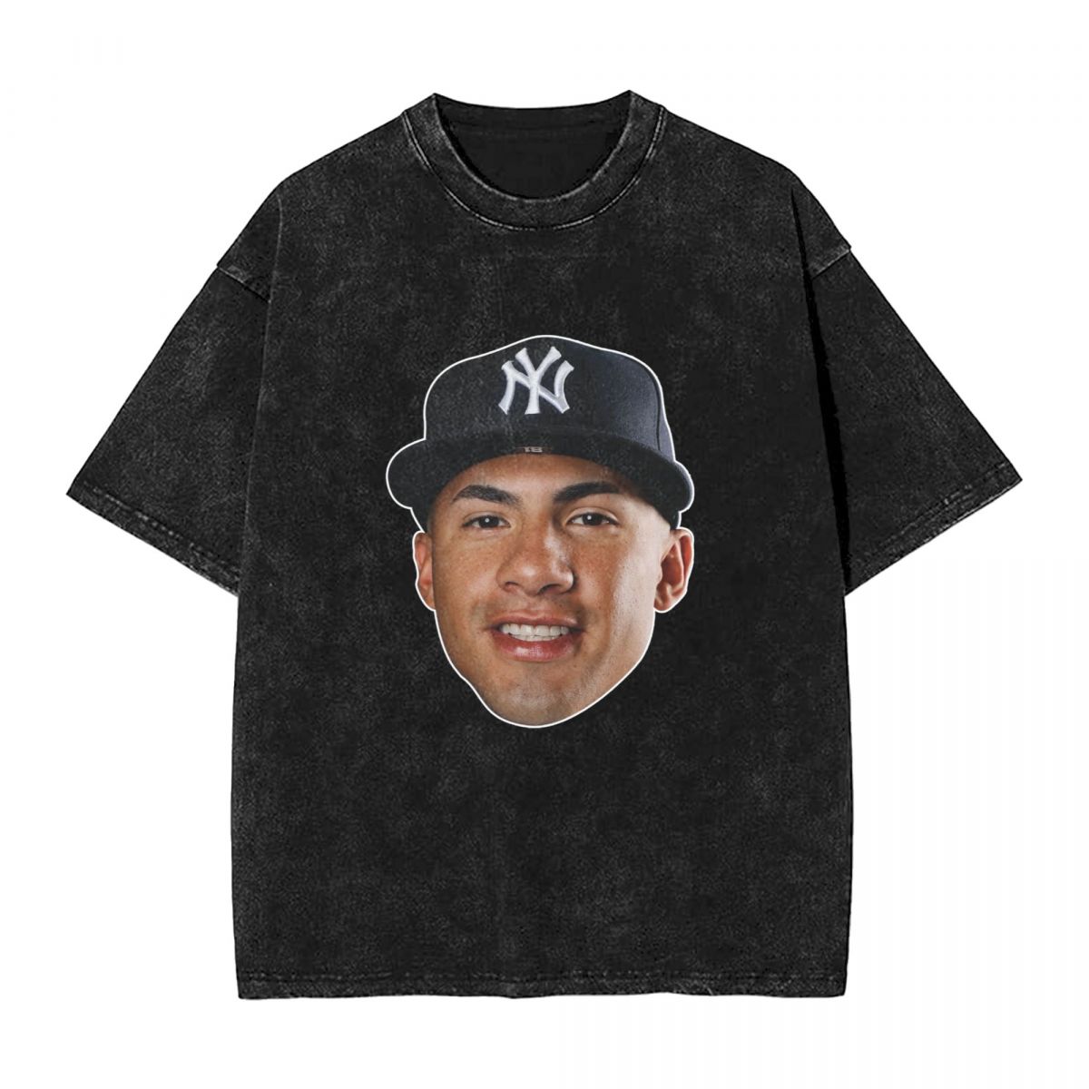 New York Yankees Gleyber Torres Printed Vintage Men's Oversized T-Shirt