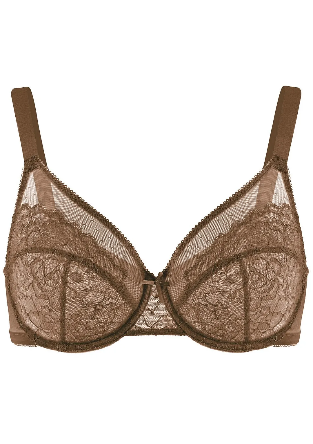 Enchante Pink Lace Underwire Bra