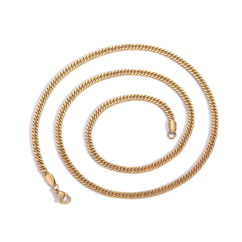 Fashion Solid Color Stainless Steel Plating Necklace 1 Piece