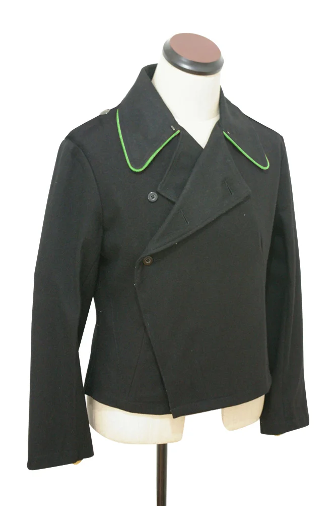   Polizei German Amored Unit Panzer Black Wool Wrap/Jacket German-Uniform