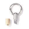 Stainless Steel Portable Mini Tiny Cutting Tool Key Ring Capsule Knife