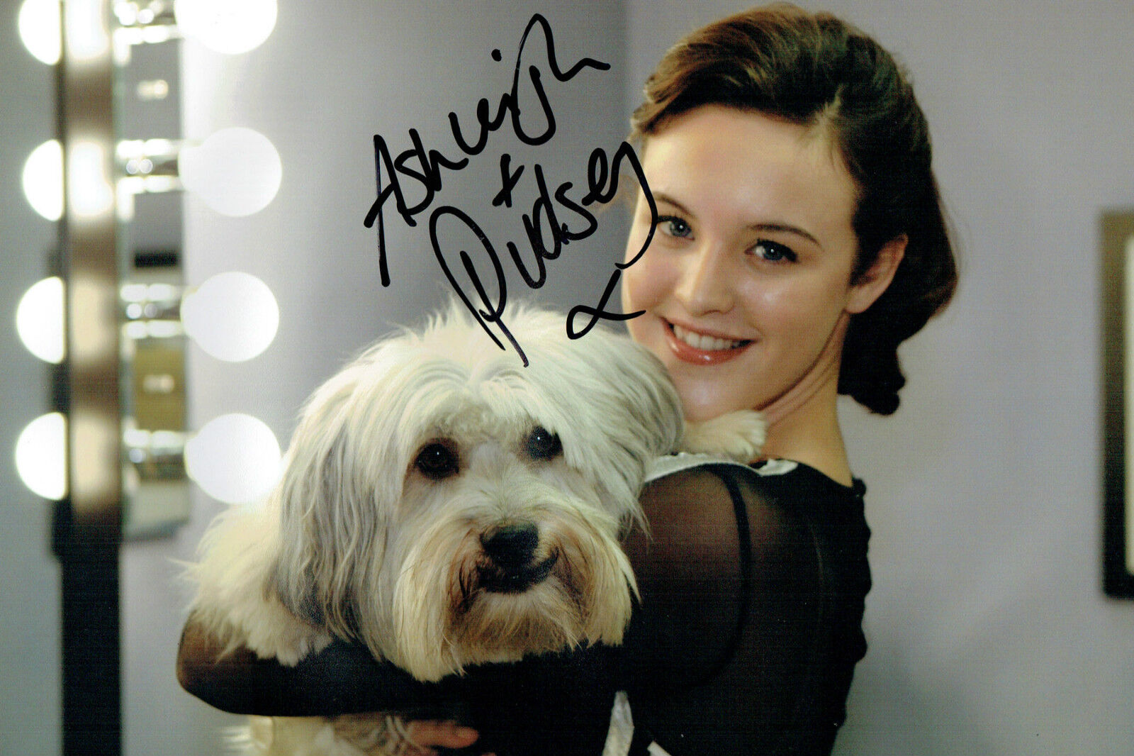 Ashleigh & Pudsey Signed Autograph 12x8 Photo Poster painting AFTAL COA Britain's Got Talent Win