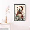 (40*60cm)Christmas Kitty - Full Round Drill Diamond Painting