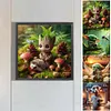 Groot-Peinture diamant ronde compl&egrave;te-40*40cm
