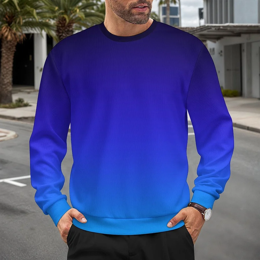 Lacoste | Ombre Print Sweatshirt | Crew Sweaters