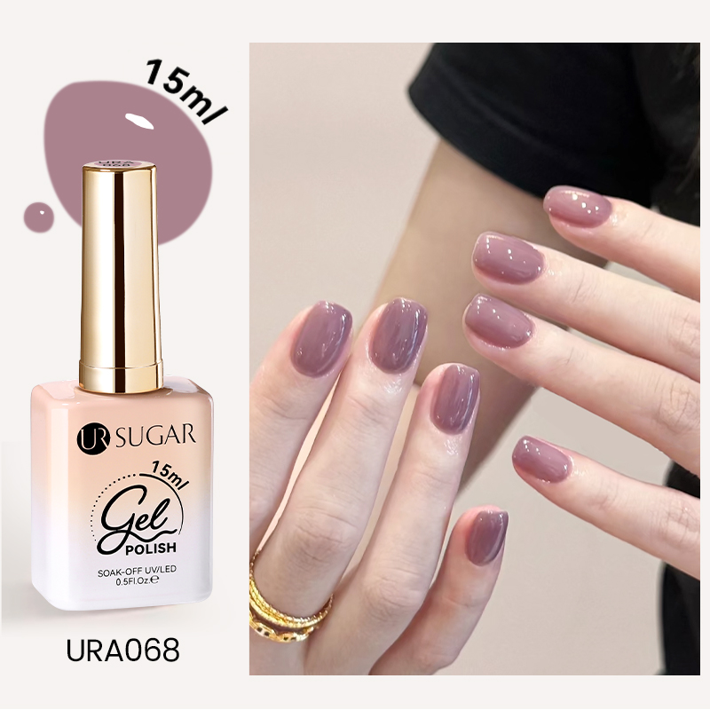 Needmkt UR SUGAR 15ml Champagne Water Light Cat Magnetic Gel Nail Polish Vernis Semi Permanent Soak Off Crystal Gel Polish For Nails