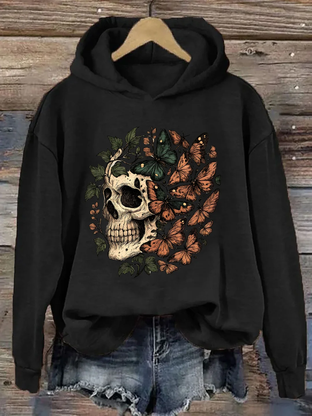 Skull & Butterflies Hoodie