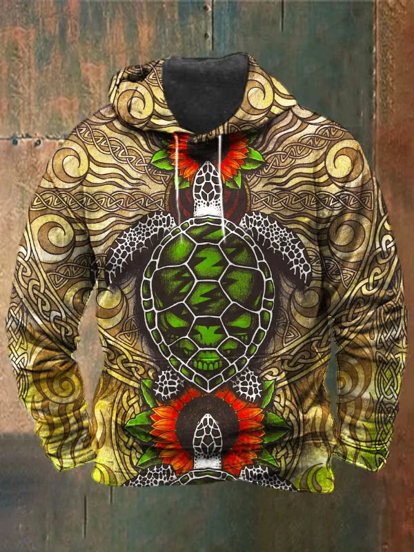 Unisex Skull Print Heavyweight Hoodies