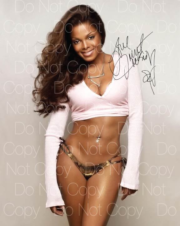 Janet Jackson signed 8X10 Photo Poster painting picture poster autograph RP